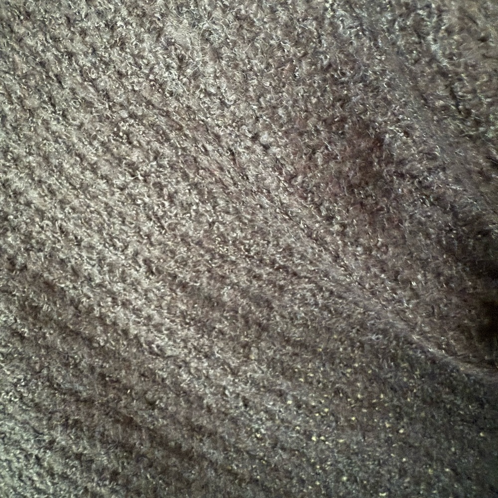 NWT Style & Co. by Macy's Navy Lightweight Knit Winter Scarf Approx 11x76 - Picture 4 of 5